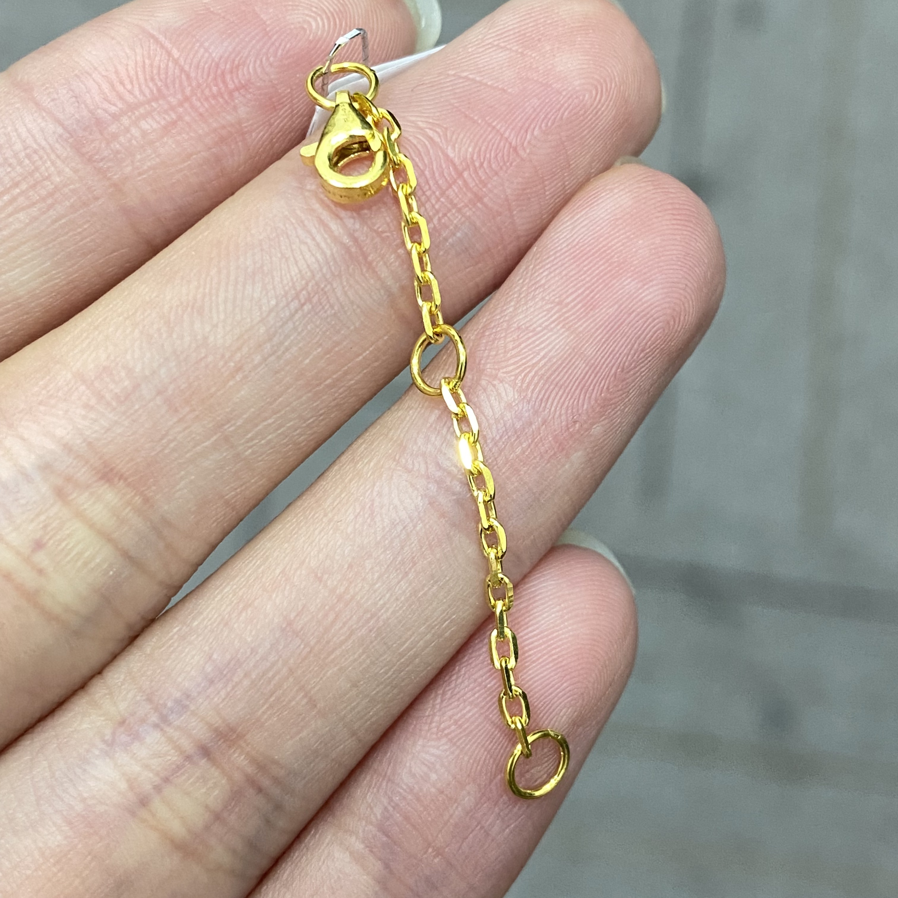 龙虾扣延长链 足金999