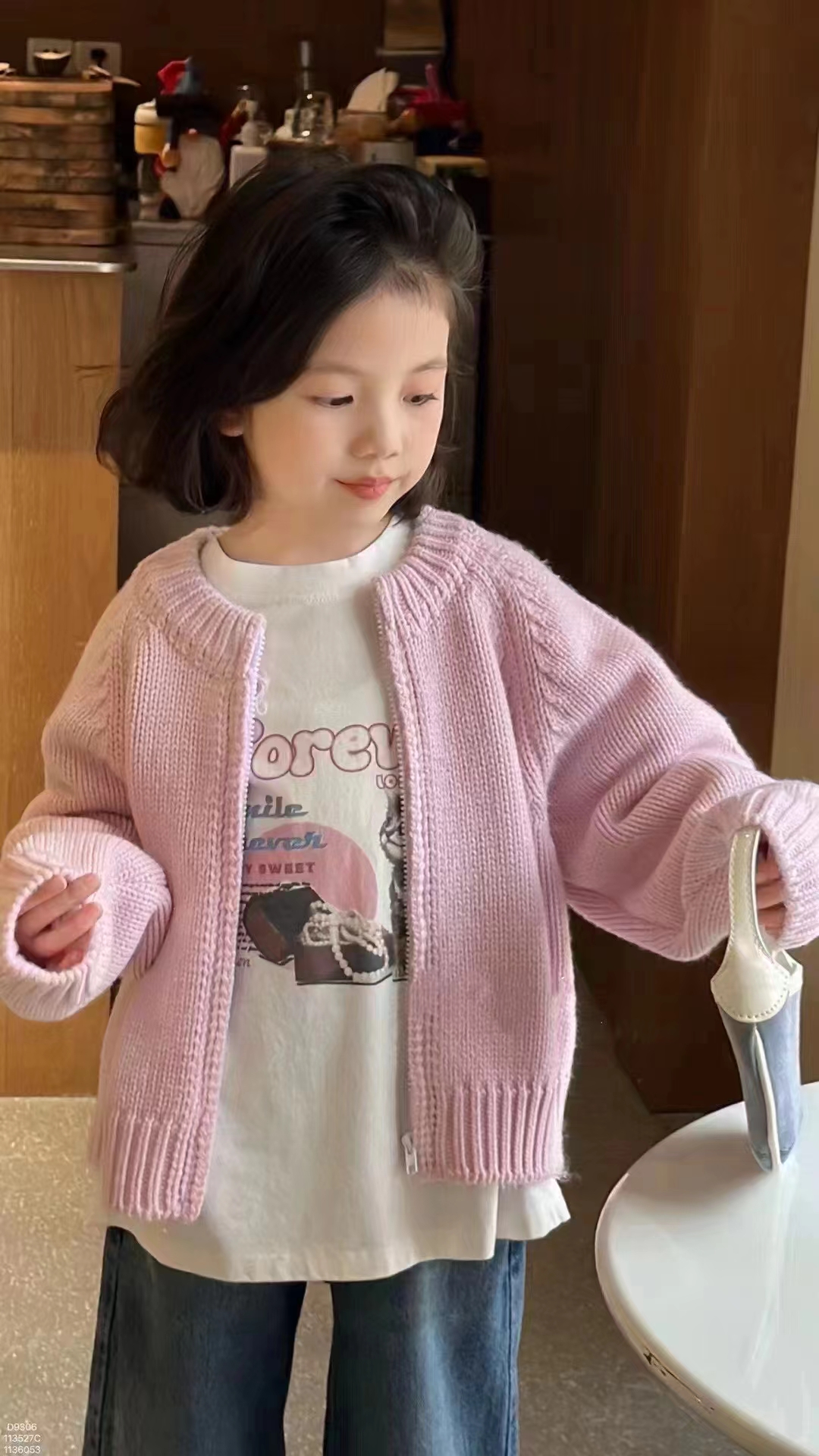 YING儿童时尚潮流T恤短裤套装