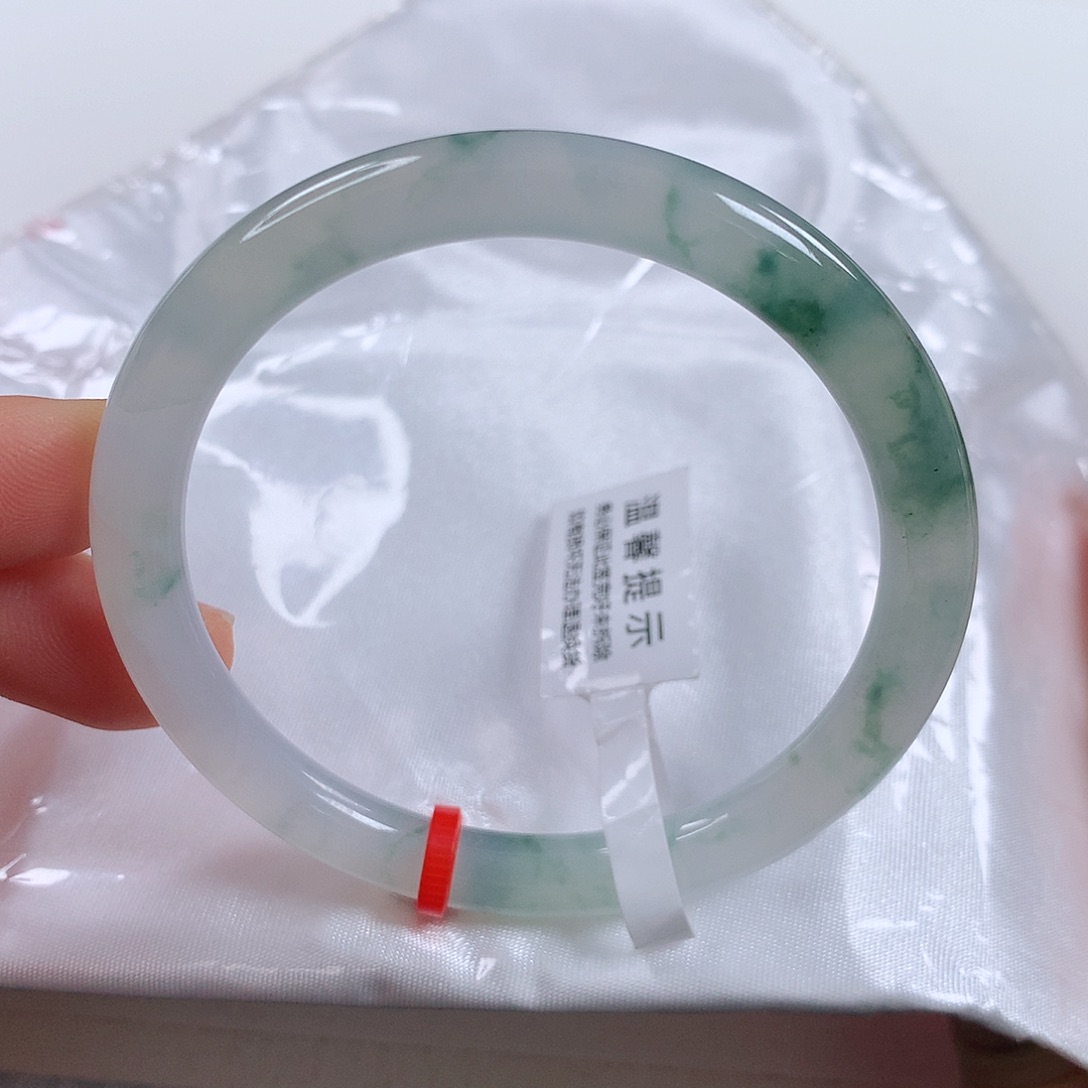 翡翠手镯未镶嵌 圆条①③②