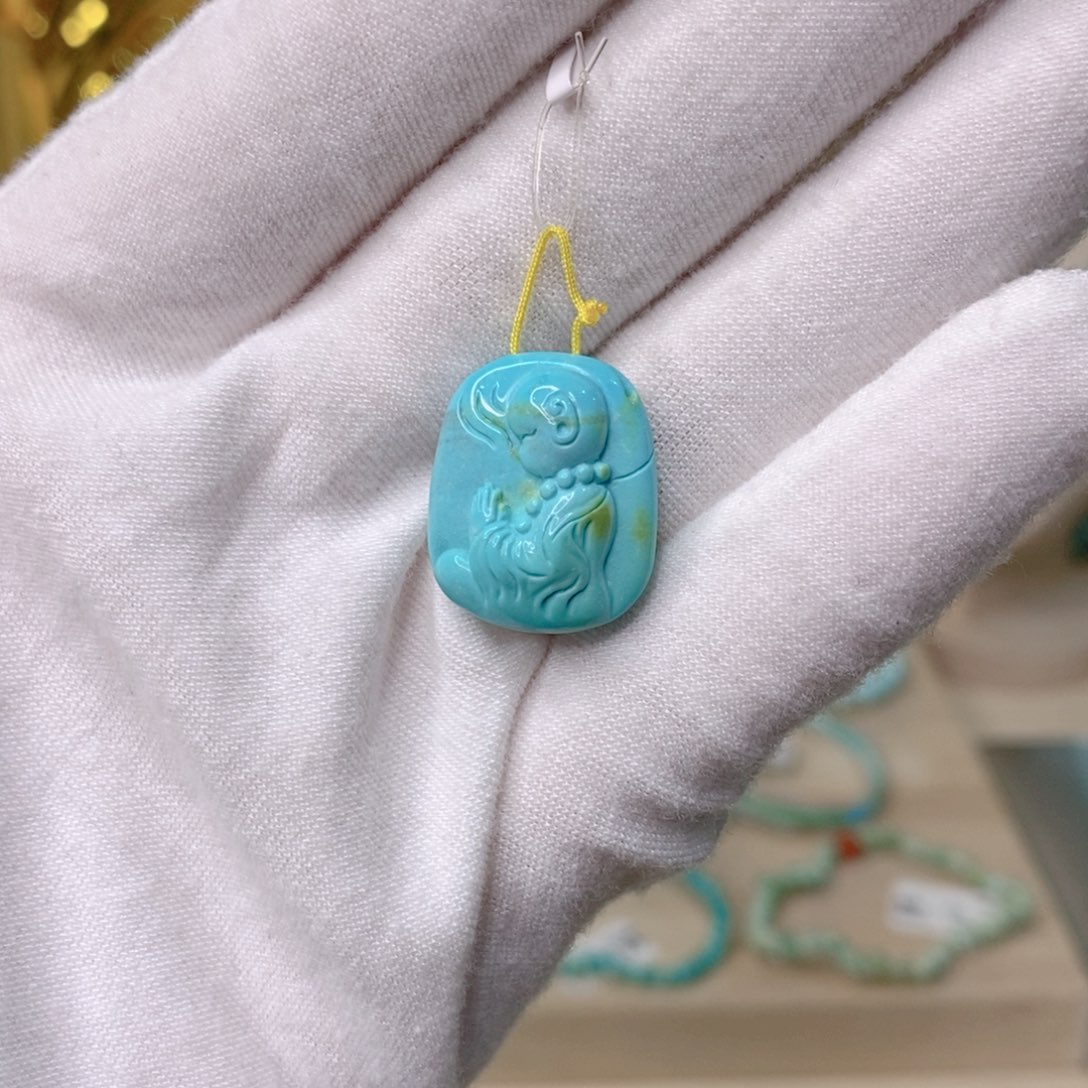 绿松石 吊坠未镶嵌