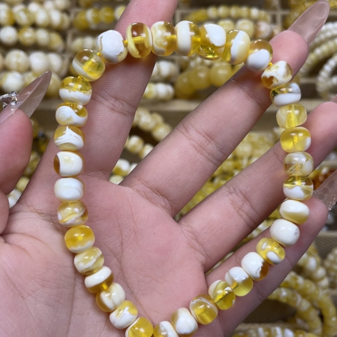 手绳琥珀未镶嵌8-10m