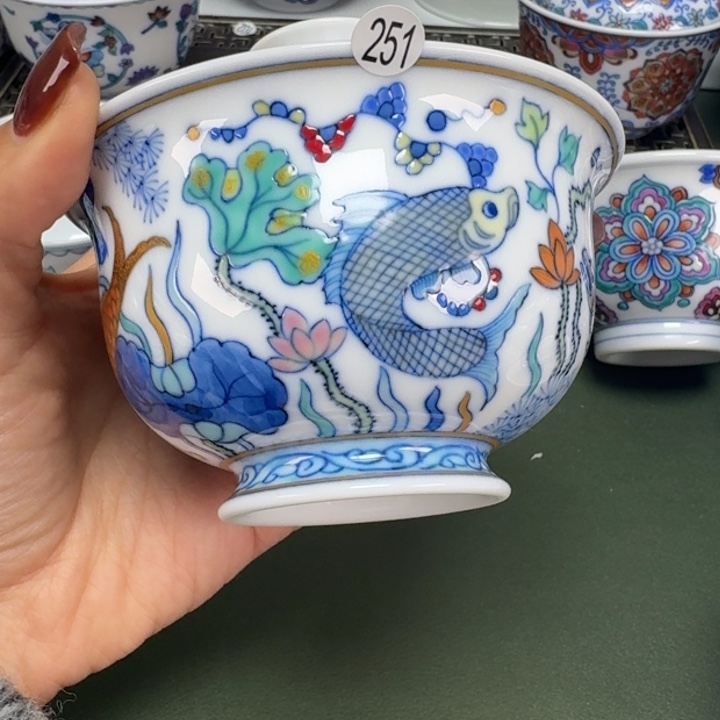 沙沙手工手绘茶具251
