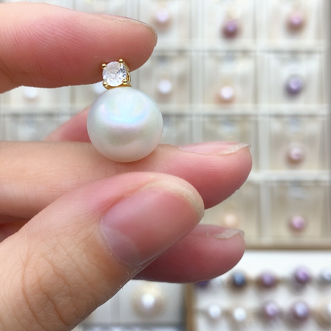 淡水珍珠颈饰合金