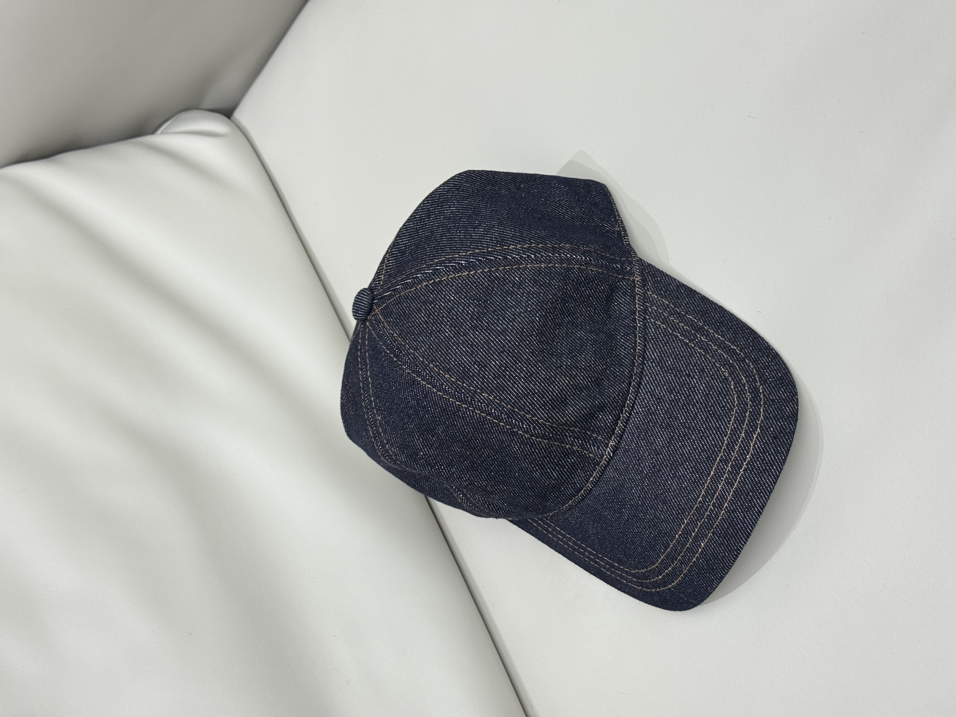  （小雨推荐）极简风女圆顶棒球帽帽子牛仔鸭舌帽做旧丹宁