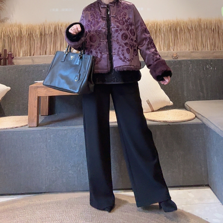 雪儿姐推荐款  高腰直筒裤