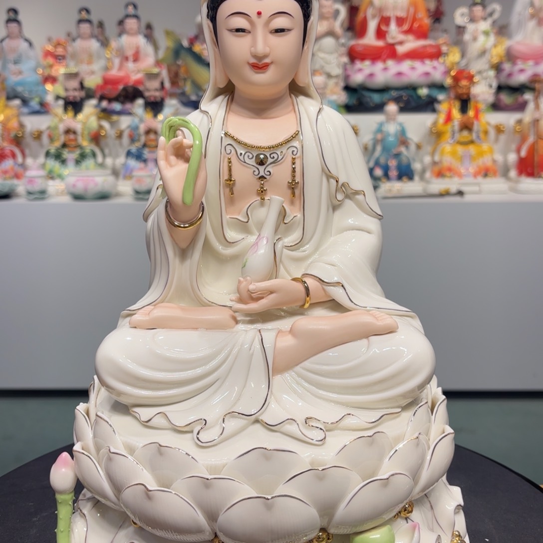 【闪购商品】摆件瓷摆件观音14吋