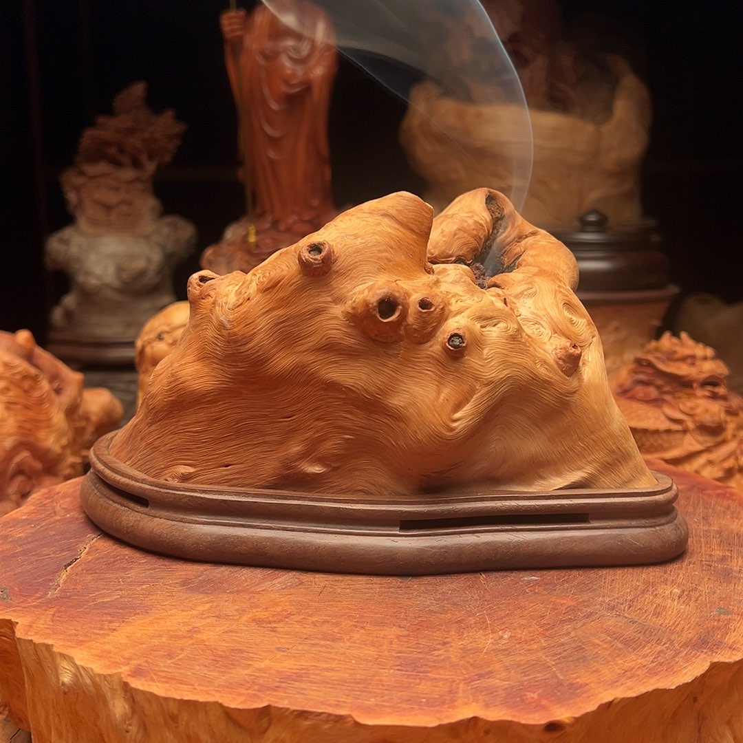 荔枝木荔枝木随型香炉摆件118