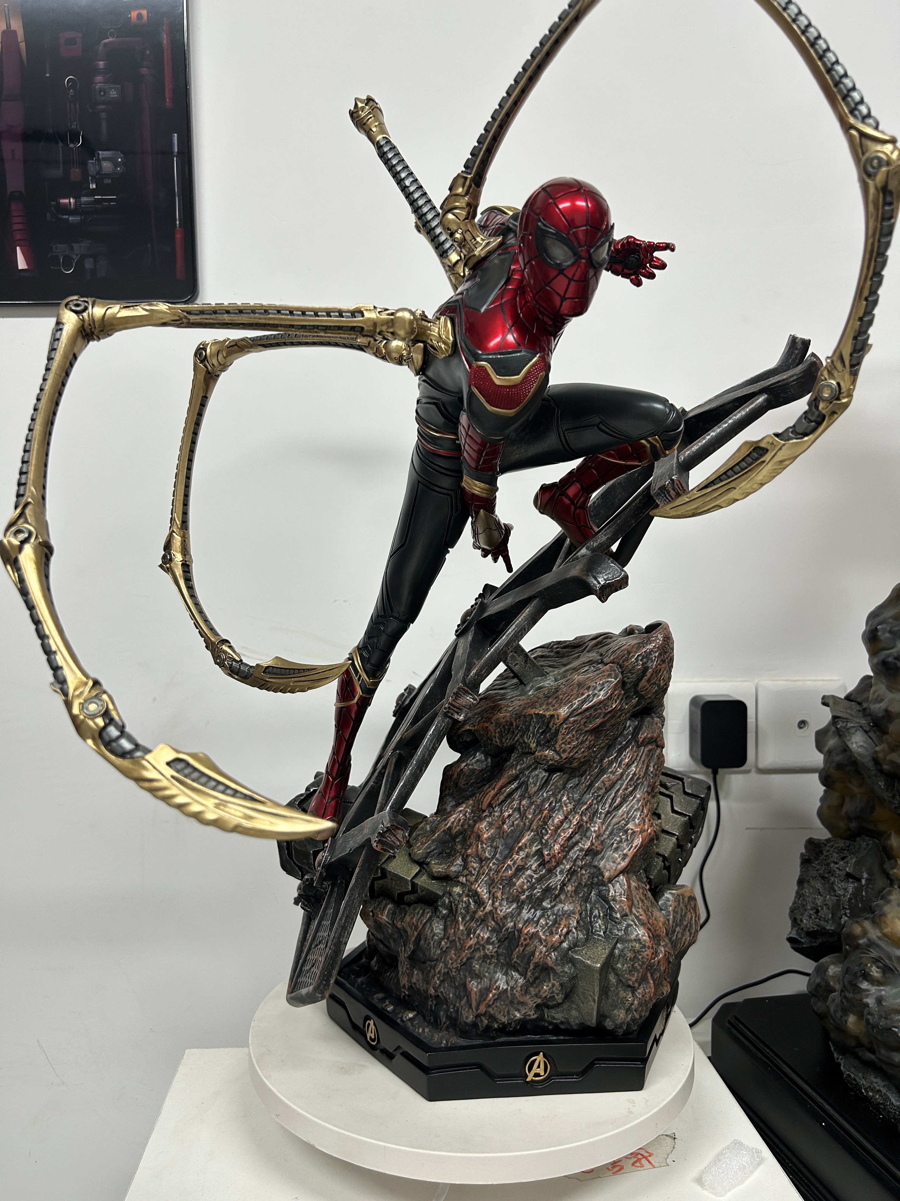 钢铁蜘蛛侠雕像1/4雕像手办模型