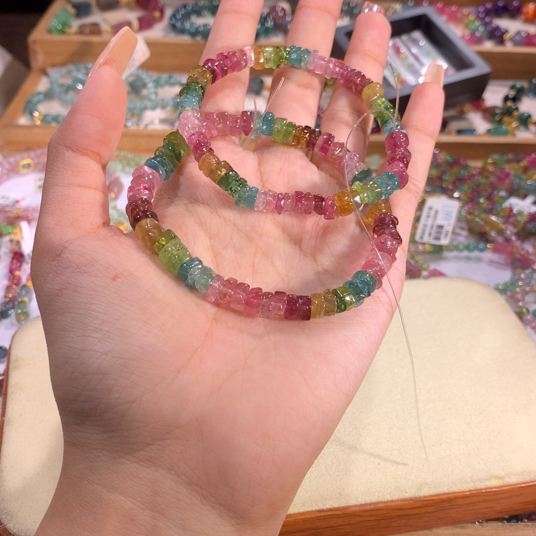 手串未镶嵌碧玺多样性发货其一