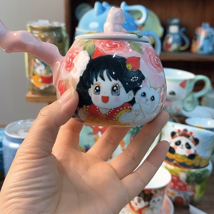 陶景德镇釉下手绘陶瓷