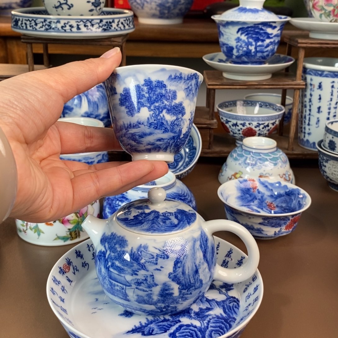 景德镇陶瓷手工手绘