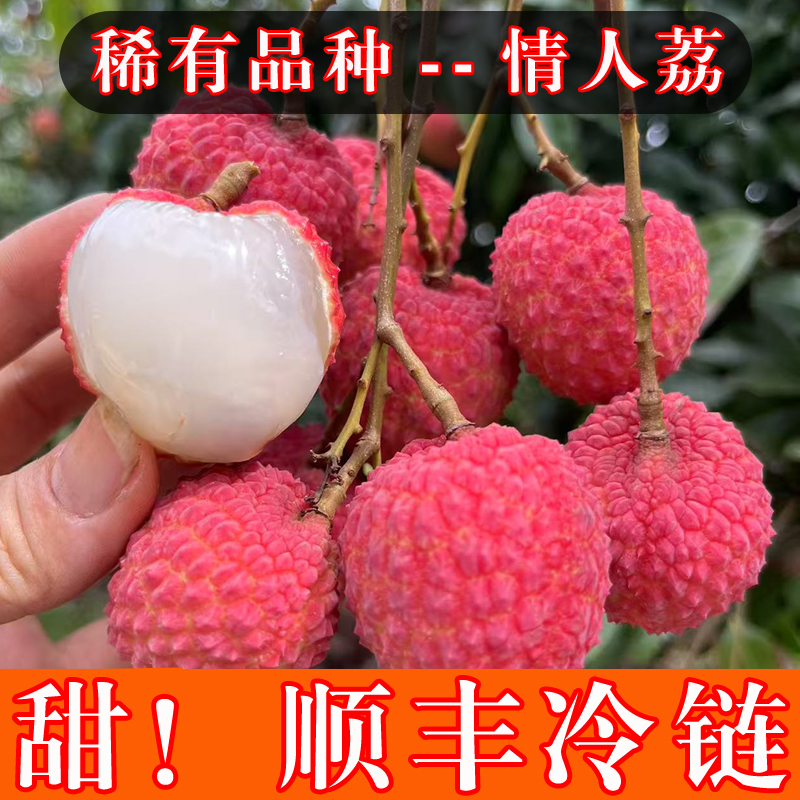 【顺丰冷链】【情人荔】净重4-7斤广西麻垌荔枝老树果现摘核小肉厚