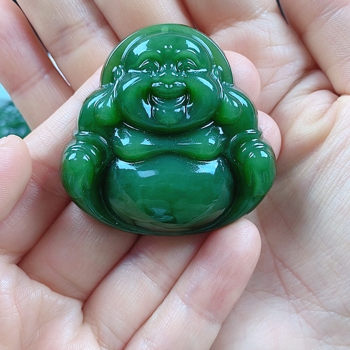 和田玉颈饰未镶嵌橄*树