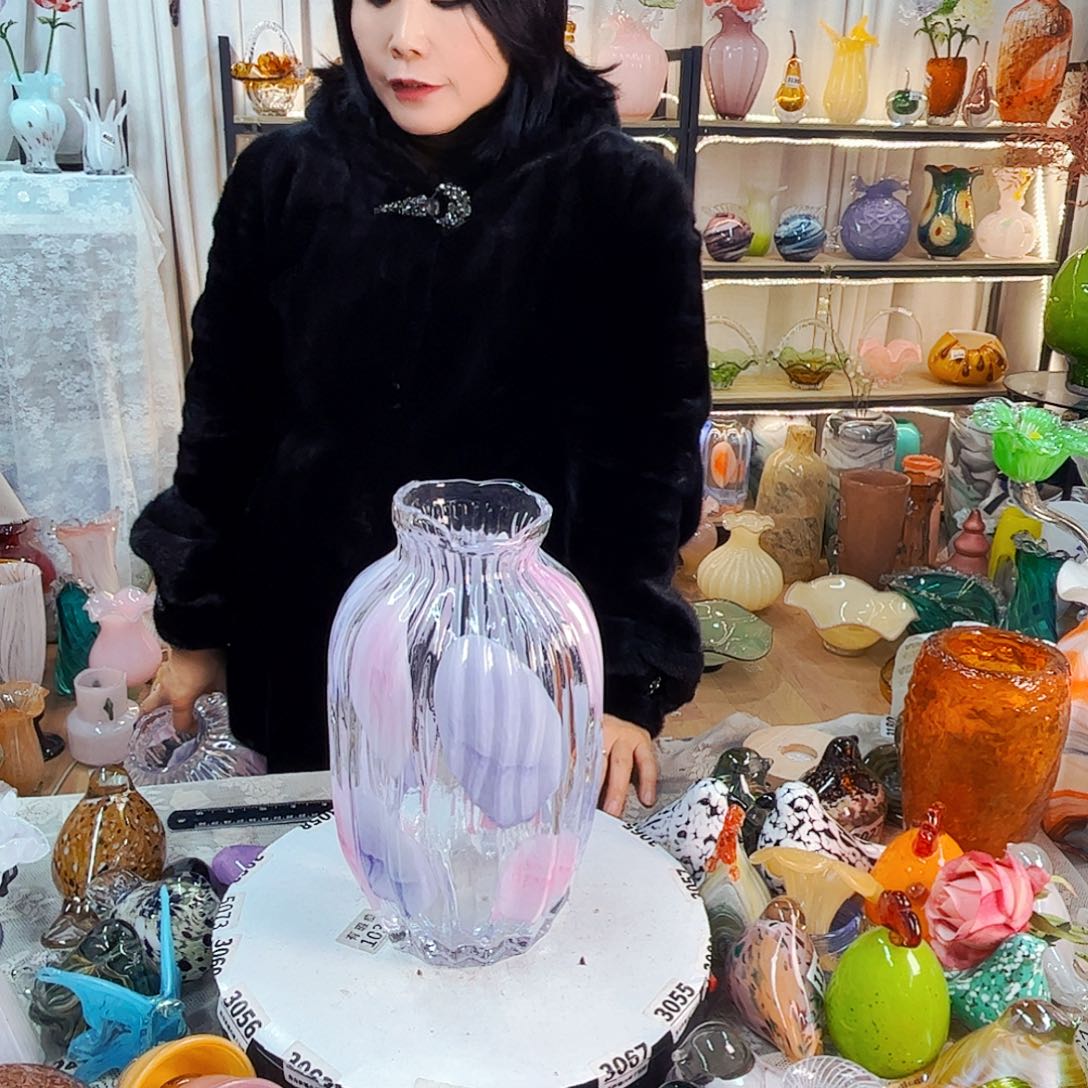 花瓶家悦美居琉璃摆件