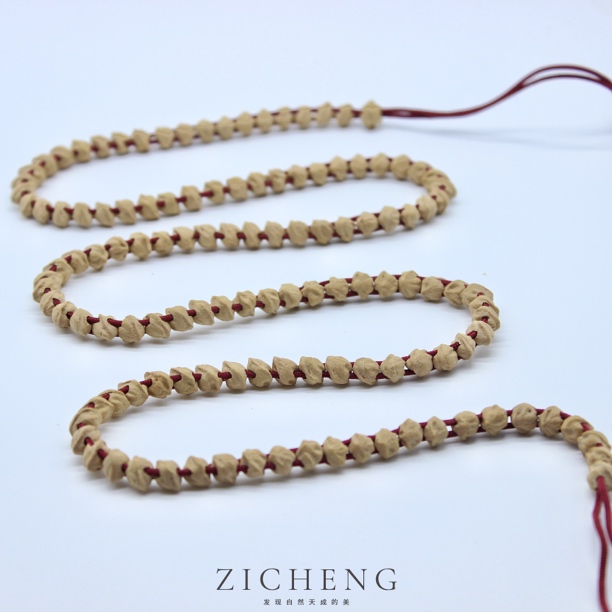 【大师级蛇骨】精工蛇骨百香籽原桩柏香籽菩提吊坠长串脖挂
