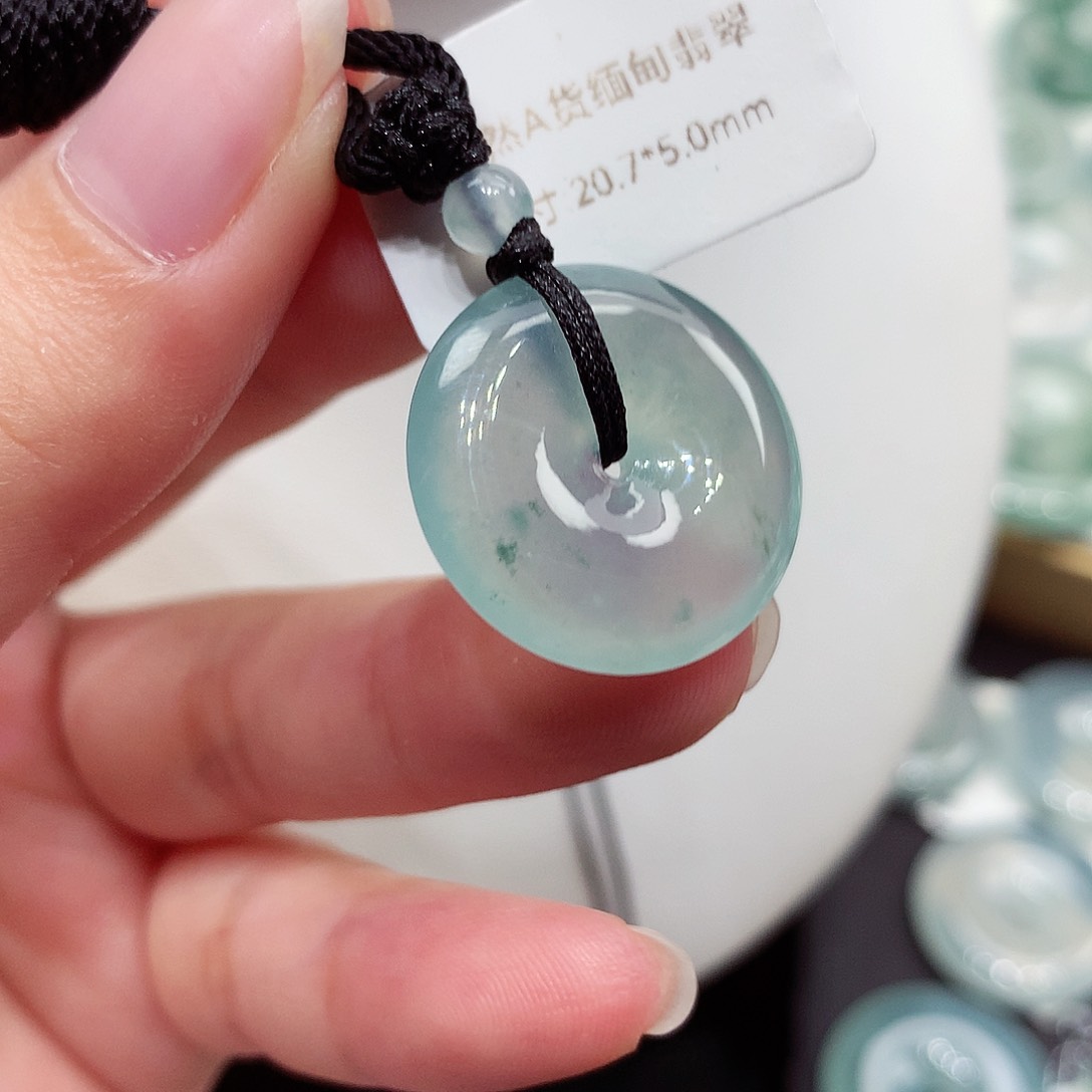 颈饰未镶嵌翡翠编号132，20.7/5