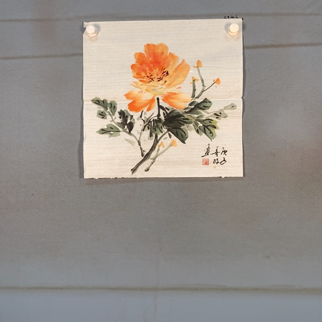 国画139牡丹花盛开的时候