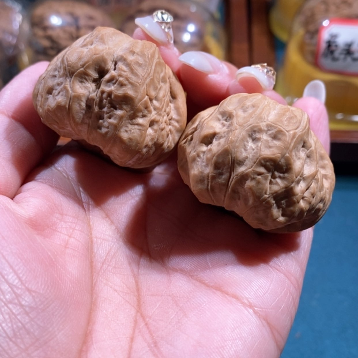 【闪购商品】文玩核桃吊坠隔****”玉蟾