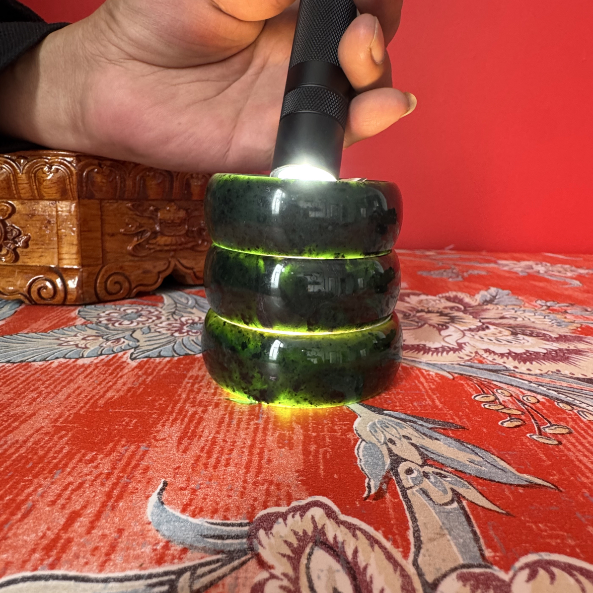 磁铁手镯 西藏 天然药王石 能量黑包公 中宽富贵手镯 