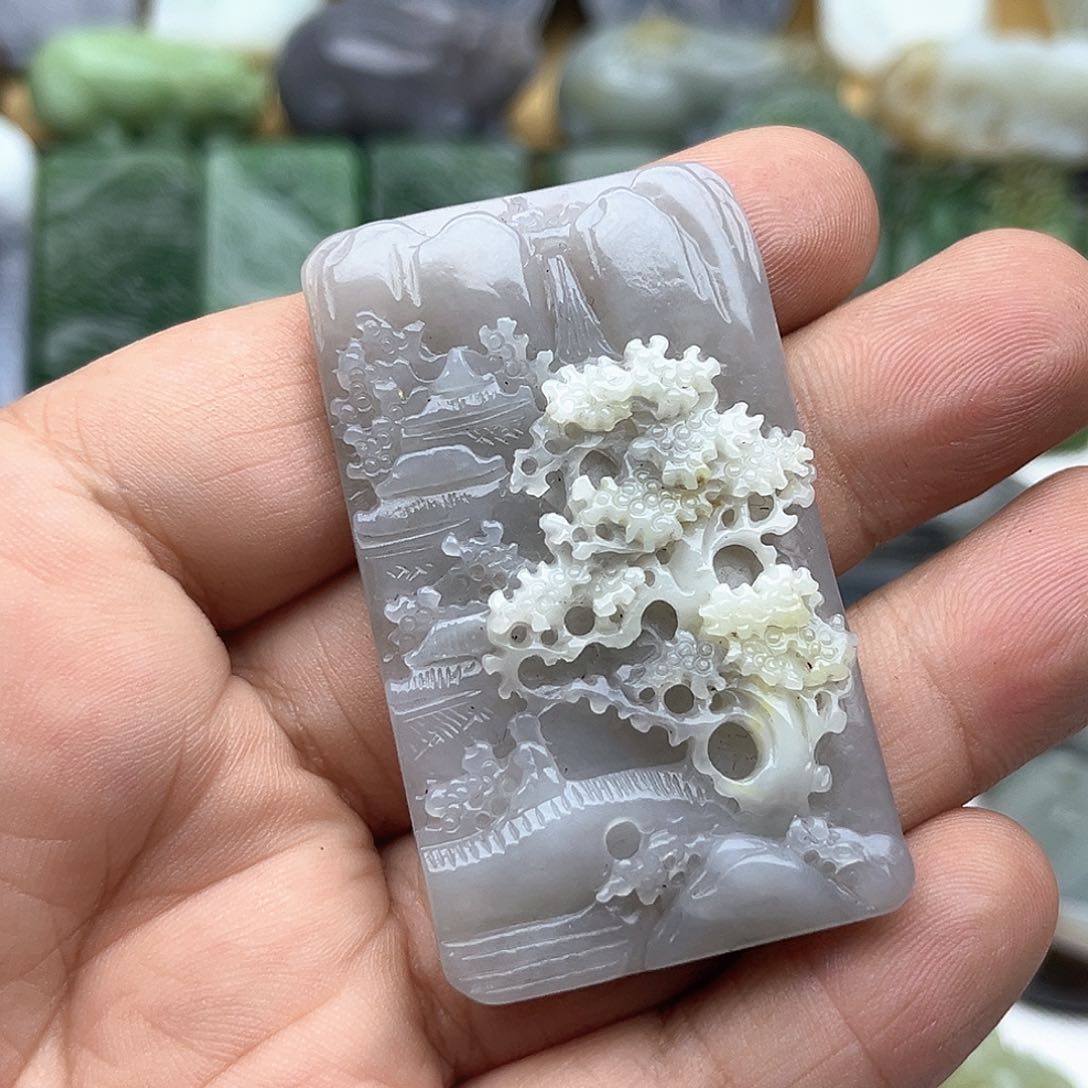 和田玉挂件未镶嵌