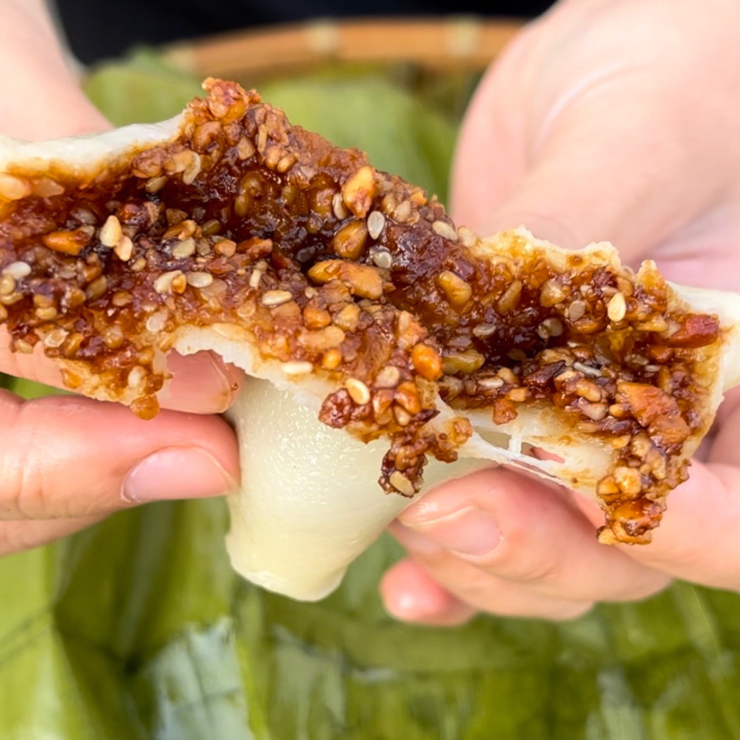 广西特产蕉叶糍粑纯手工制作每天现做现发