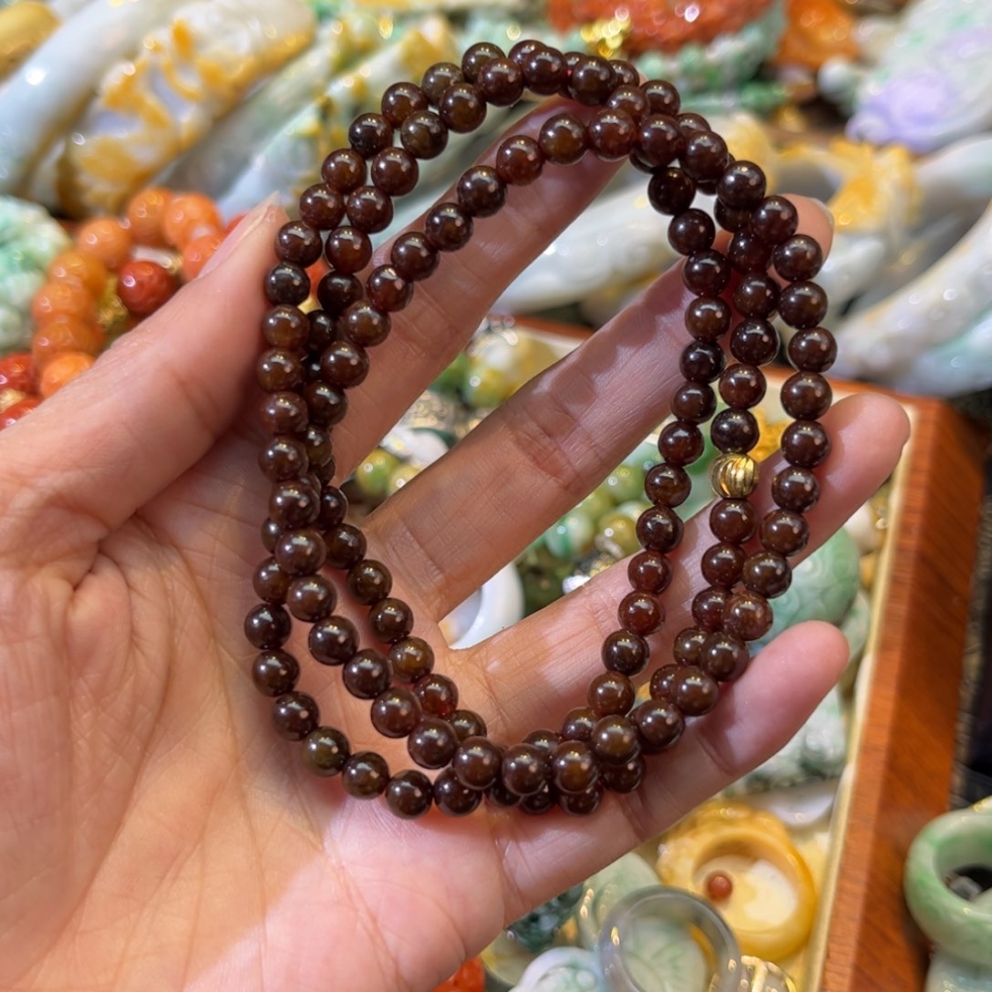 翡翠颈饰未镶嵌待编款