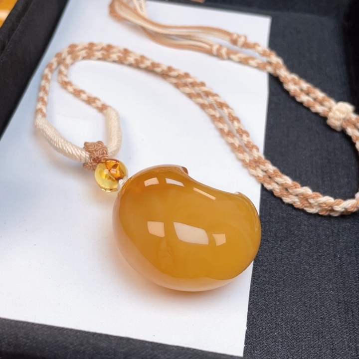 未镶嵌蜜蜡裸石蜜蜡吊坠