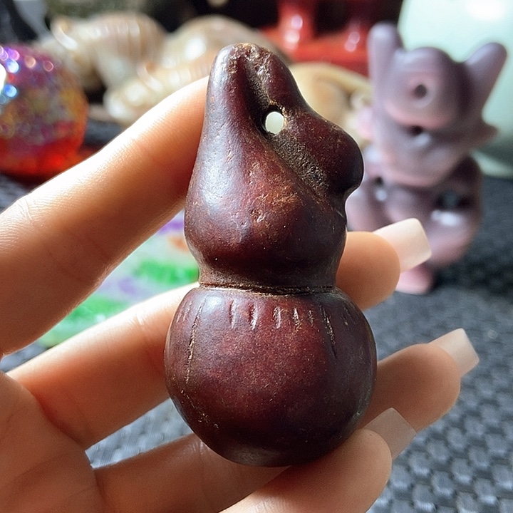 紫金钵盂菩提吊坠