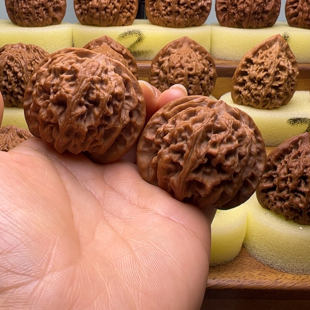 吊坠文玩核桃苹果手把件44