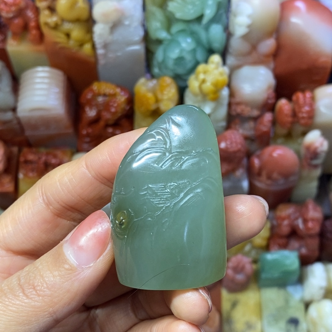 印石寿山石丹东晶