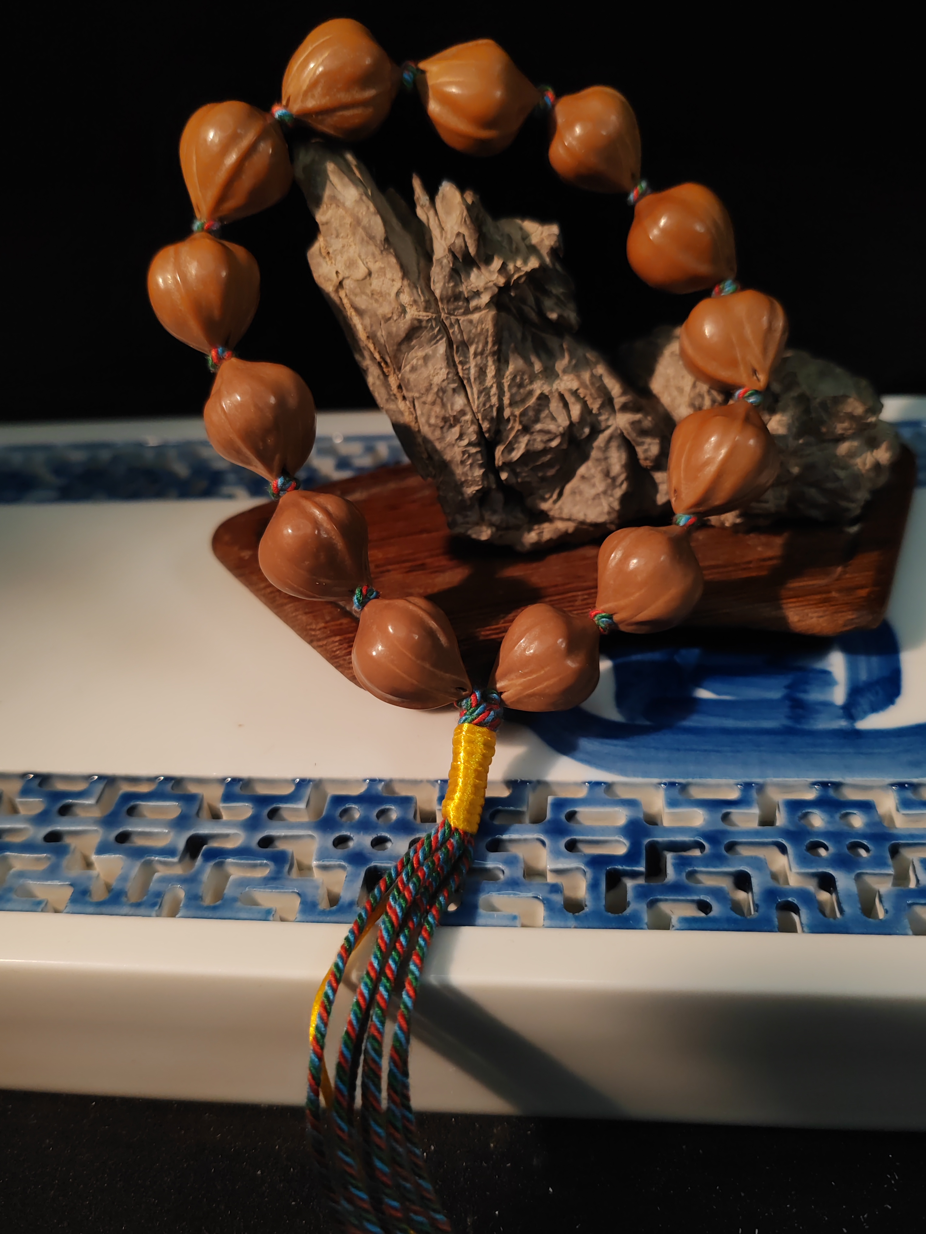 橄榄核短圆铁核《迈巴赫蜜桃臀》素串适合手持把玩