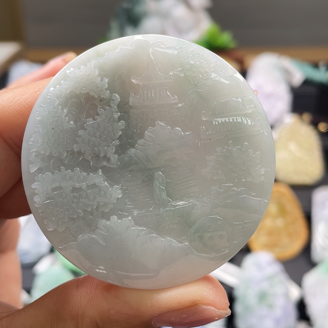 翡翠吊坠(不含链)未镶嵌