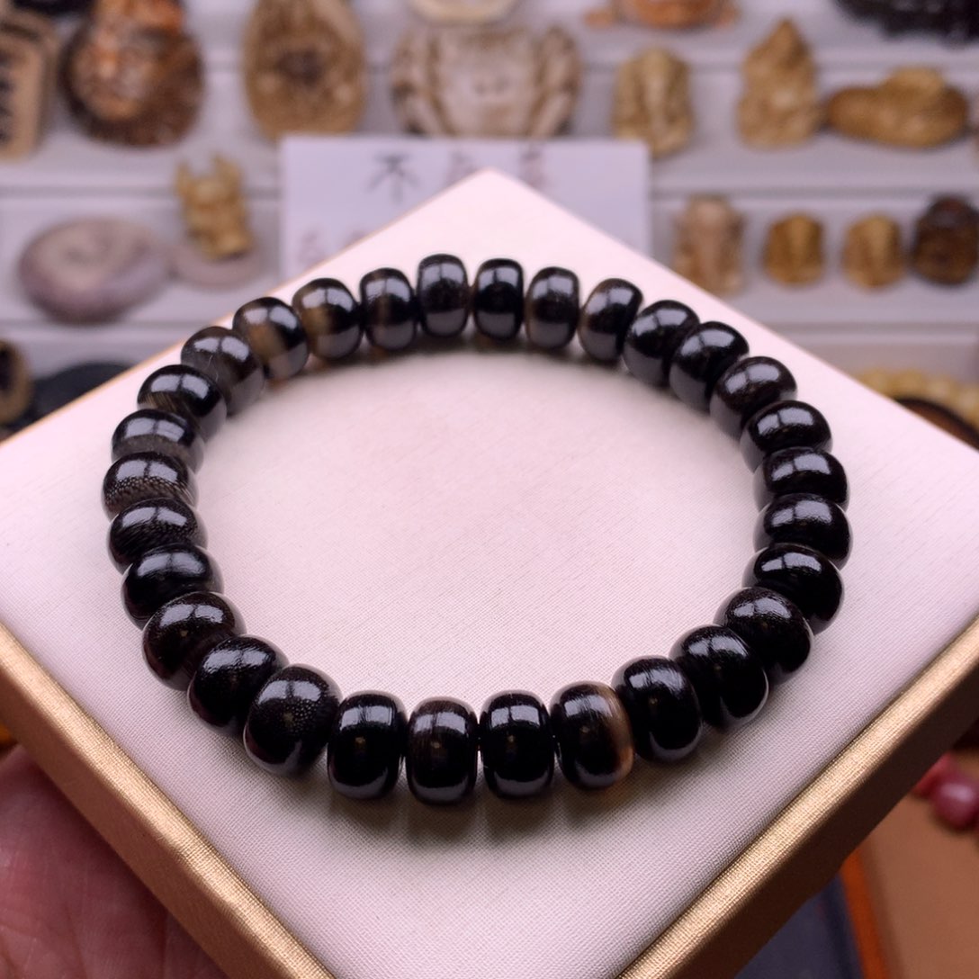 驼骨手串/手链10驴蹄桶珠单圈