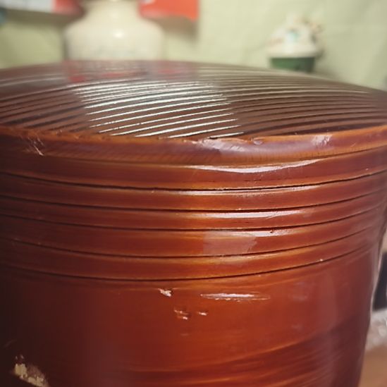 嗨***实木筒一只瑕疵品