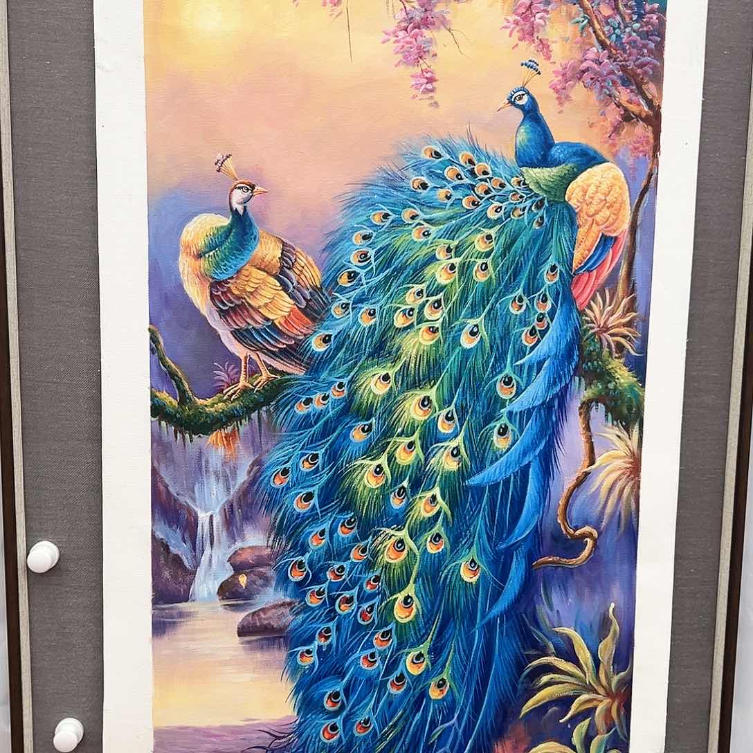 国画二郎（朱立斌）油画带证件合影视频