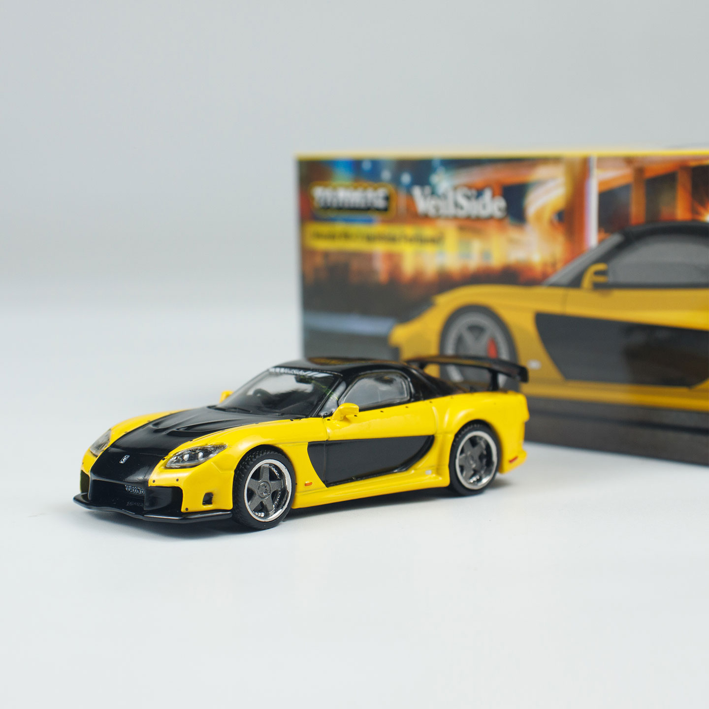 TarmacWorks车模1:64合金马自达RX-7Fortune7摆件汽车模型收藏
