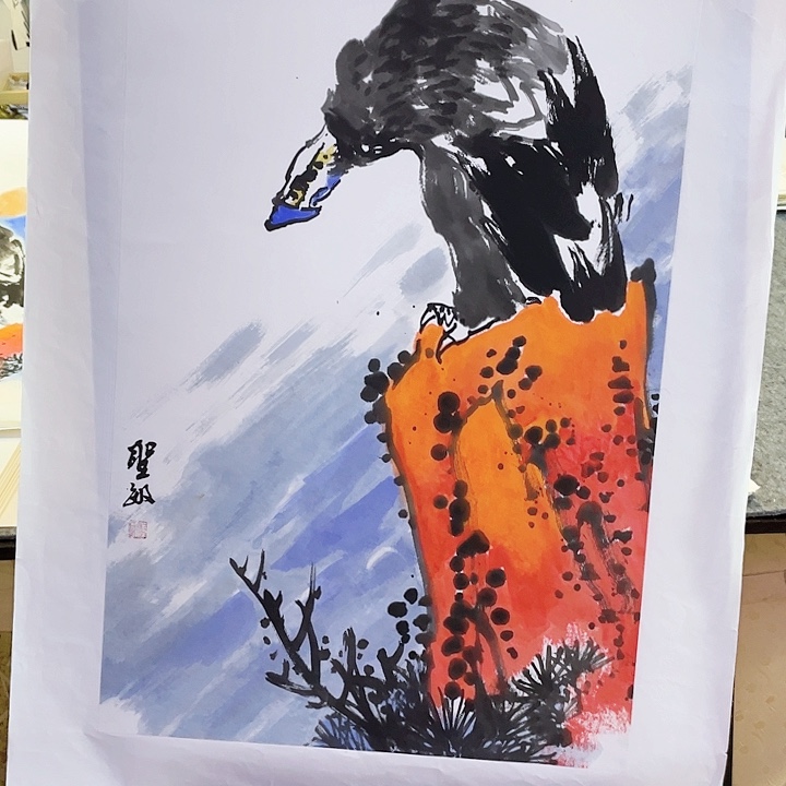 国画张圣敏先生纯手绘作品