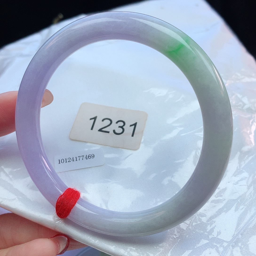 翡翠手镯未镶嵌57圈口881231