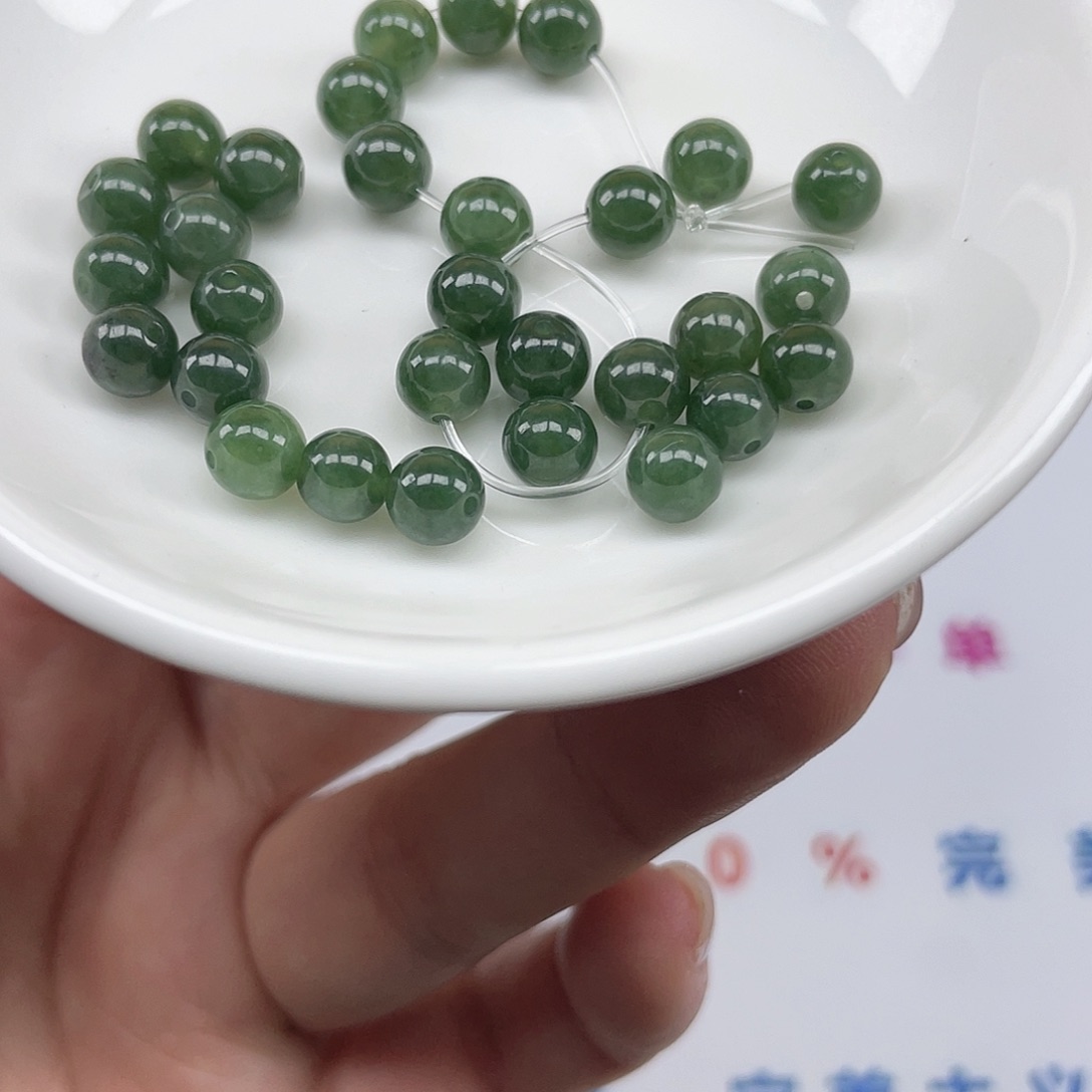 翡翠散珠卡6.2,30颗