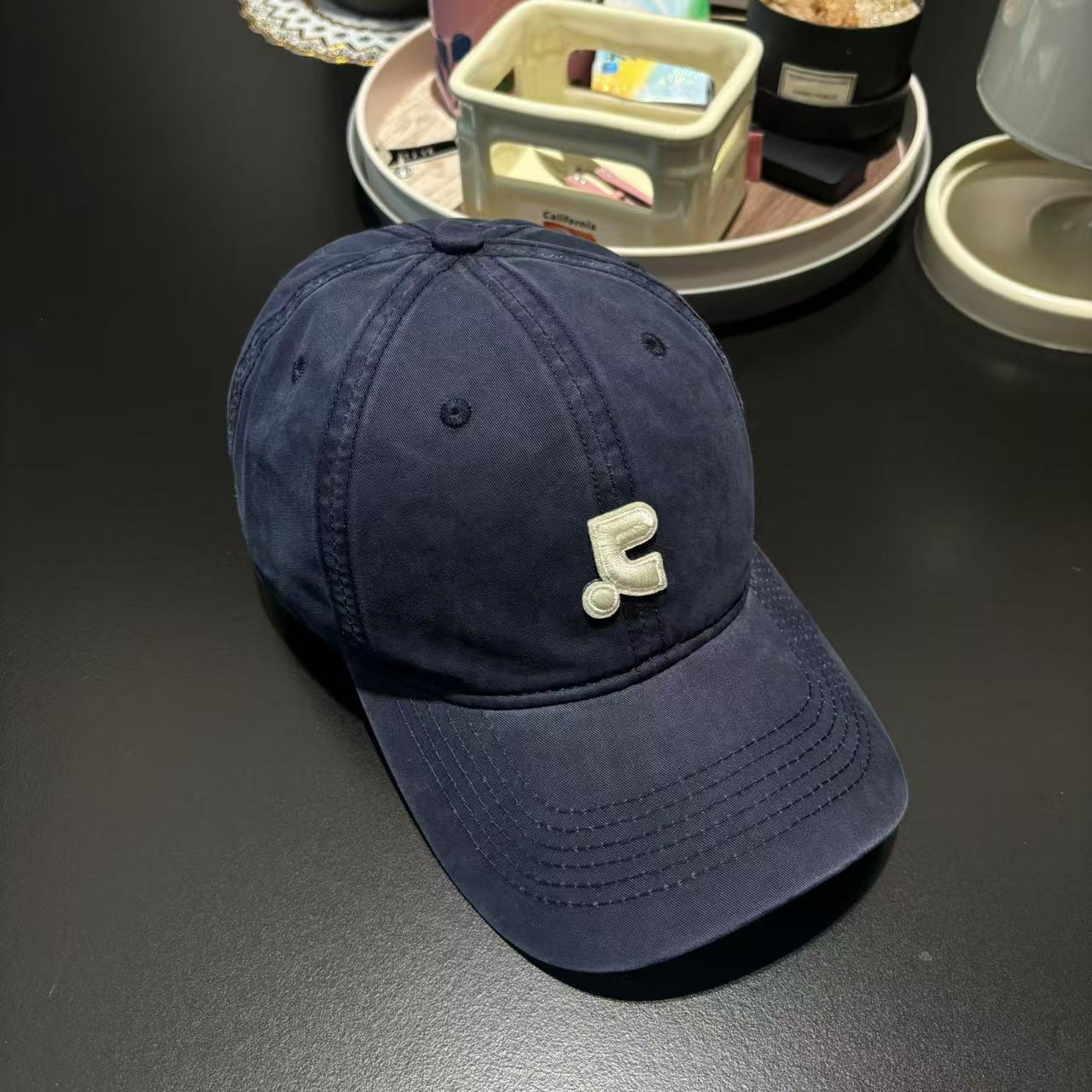 [Janunes Liu]春夏韩系百搭款刺绣棒球帽M1797