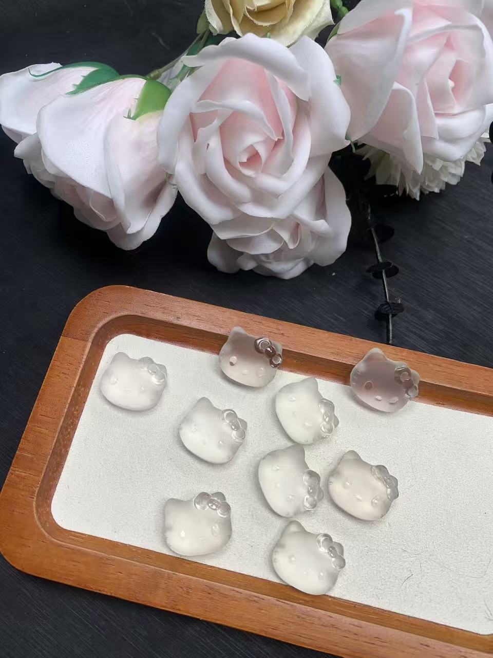 非金属木质手链 可塘天然配件批发DIY直播间【链接】