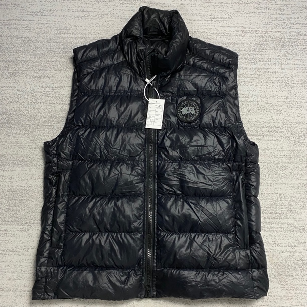 99新 CANADA GOOSE 加拿大鹅 黑色黑标轻量化马甲背心羽绒服 M