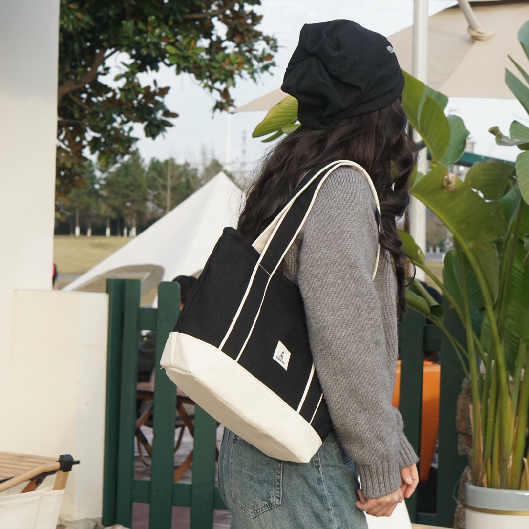 大容量帆布包单肩包牛仔运动时尚简约百搭休闲日系文艺学院风少女