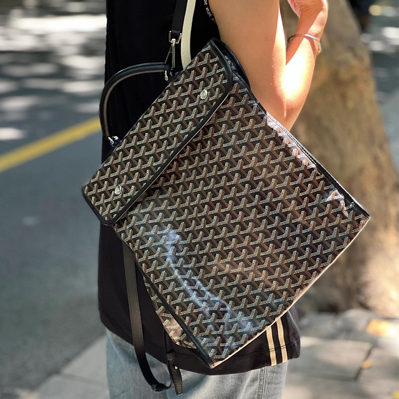 狗牙Saint Leger双肩包折叠帆布手提包男女通用旅游电脑背包