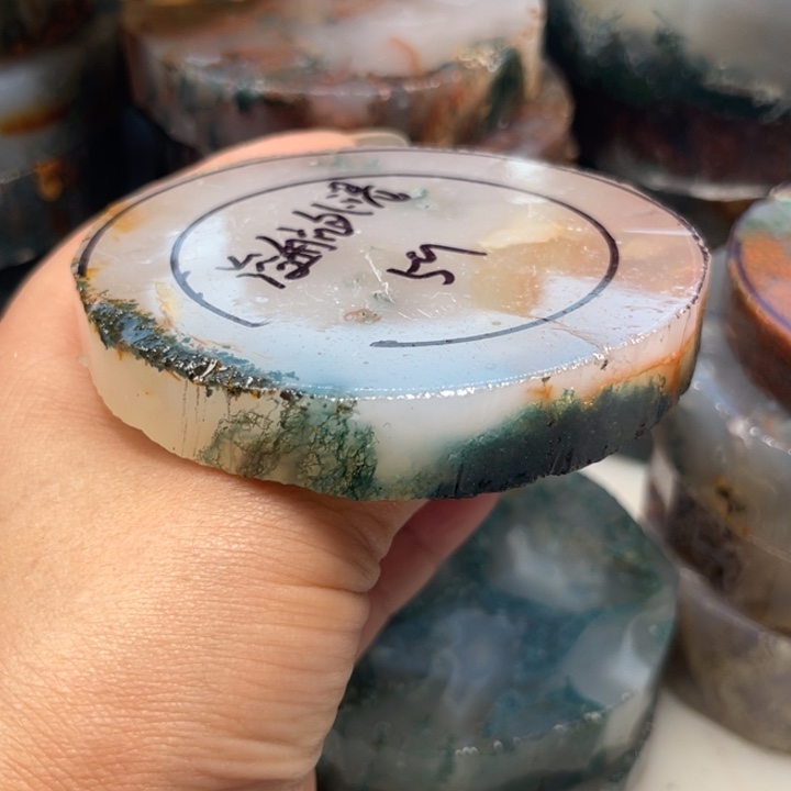 浚***婆定制玛瑙定制水草玛瑙手镯