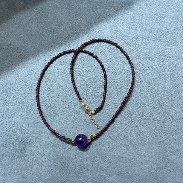 紫水晶吊坠10mm-3007