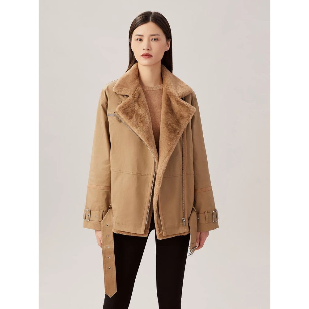 哥弟 环保材质面料背心两件套夹克外套（2色）1400553