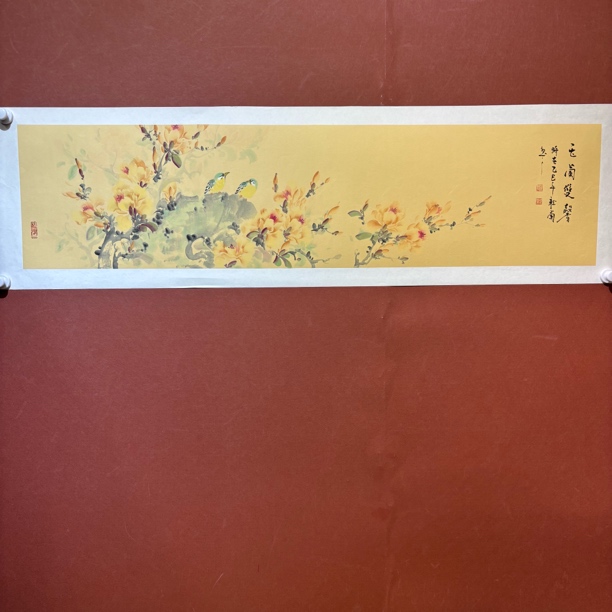 兰宝阁书画院听兰老师纯手绘精品已拓裱136:33