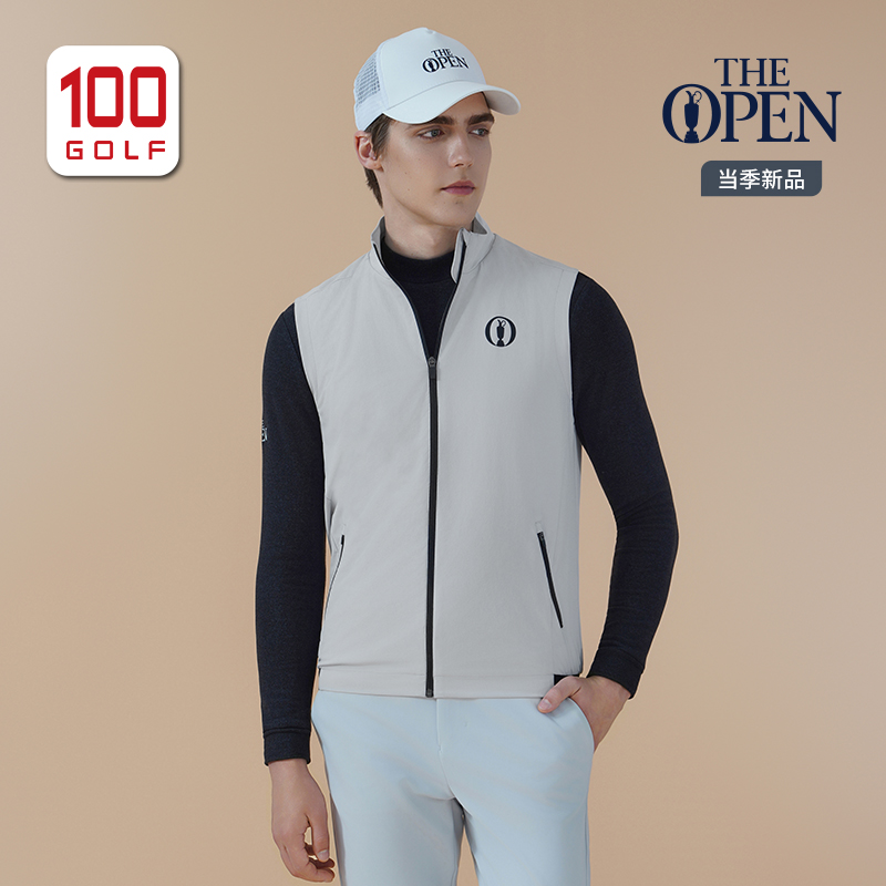 THEOPEN英国公开赛高尔夫男装马甲25秋冬舒适保暖马甲TM252VJ070