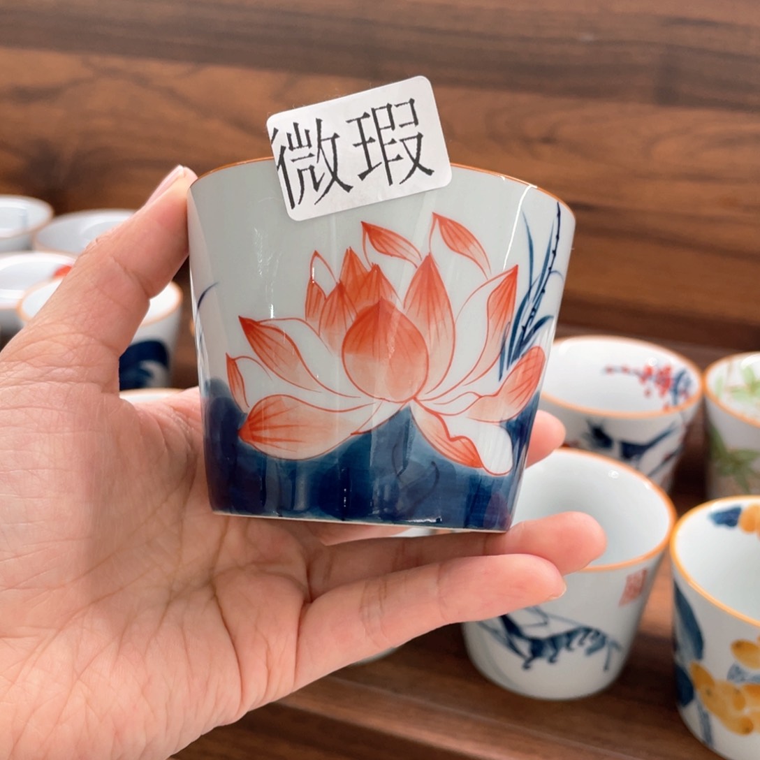 微瑕釉下彩纯手绘